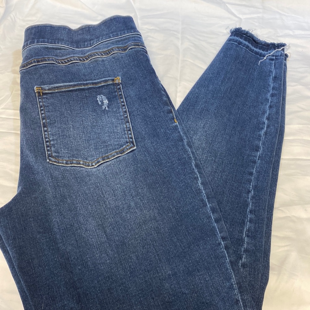 SPANX Blue Denim Leggings